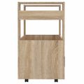 vidaXL Kuchynský vozík dub sonoma 60x45x80 cm spracované drevo
