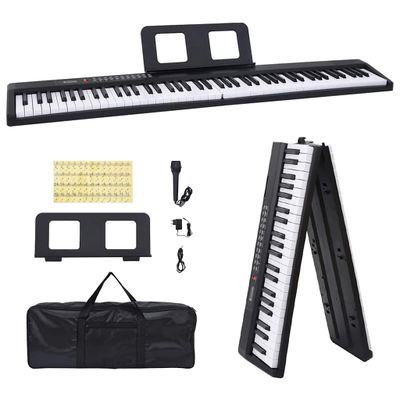 vidaXL Elektrická klavírna klávesnica 88 Keys so stojanom na hudbu