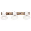 vidaXL Industriálna nástenná lampa biela 65x25 cm E27