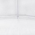 vidaXL Fóliovník s oceľovým rámom biely 110 m² 22x5x2,3 m