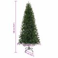 vidaXL Umelý vianočný stromček Zelená 180 cm PVC, PE a oceľ