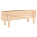 vidaXL Vyvýšený záhradný záhon 101x30x38 cm, borovicový masív