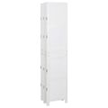 vidaXL Romdivider Panel Biela 212 x 165 cm MDF