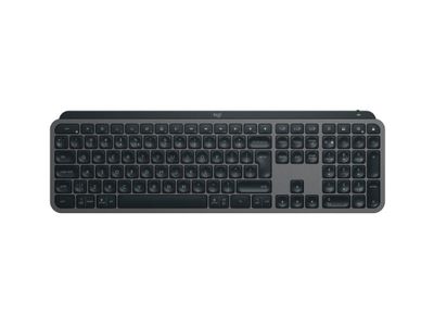 Logitech MX KEYS S/Bezdrôtová USB + Bluetooth/US layout/Grafitová