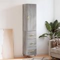 vidaXL Vysoká skrinka dub sonoma 34,5x34x180 cm spracované drevo