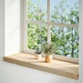 vidaXL Okenný parapet 2 ks 70x30x2 cm neošetrený dubový masív