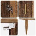 vidaXL Highboard 2 ks Staré drevo 69,5 x 34 x 180 cm Kompozitné drevo