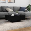 vidaXL Čierny dub 85 x 55 x 31 cm Kompozitné drevo