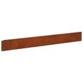 vidaXL Obrubník trávnika 50 ks 100 x 12 cm Oceľ Hrdzavý