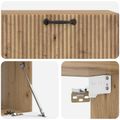 vidaXL Nástenná TV skrinka 98 x 41 x 30 cm Dub artisan