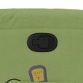 vidaXL Masážne sklápacie kreslo bledozelené zamatové