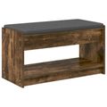 vidaXL Predsieňová lavica Údený Dub 83 x 38 x 45 cm