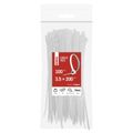 Sťahovacia páska 200×3,5, biela, 100 ks