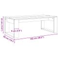 vidaXL Konferenčný stolík staré drevo 102x50x35 cm drevotrieska