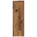 vidaXL Stojany na rastliny staré drevo 33x33x100 cm kompozitné drevo