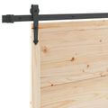 vidaXL Posuvné dvere 80 x 208 cm Borovicový masív Prírodná