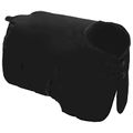 vidaXL Plášť pre kone Úplne čierna 75 cm Polyester