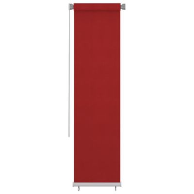 vidaXL Vonkajšia zatemňovacia roleta 60x230 cm červená HDPE