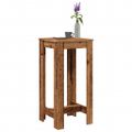 vidaXL Barový stôl staré drevo 51x50x103,5 cm kompozitné drevo