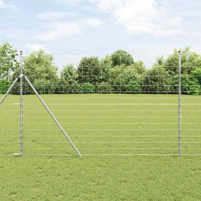 vidaXL Divoký plot Horúce zinkovanie 1000 x 160 x 0,18 cm Železo