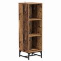 vidaXL Servírovacia skriňa Staré drevo 35 x 37 x 117 cm