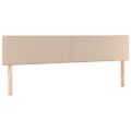 vidaXL Boxspring posteľ+matrac a LED, kapučínová 120x190cm, umelá koža