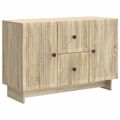 vidaXL Servírovacia skriňa so zásuvkou Dub sonoma 89 x 34,5 x 60 cm