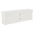 vidaXL TV stolík biely 120x30x40 cm drevený