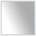 vidaXL Zrkadlo do kúpeľne s LED Priehľadná 60 x 60 cm tvrdené sklo