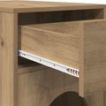 vidaXL Mačka Dom Dub artisan 72 x 42,5 x 70 cm Kompozitné drevo