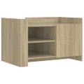 vidaXL Konferenčný stolík dub sonoma 80x50x50 cm kompozitné drevo