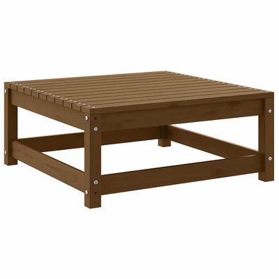 vidaXL Záhradná taburetka 70x70x30 cm medovohnedá borovicový masív
