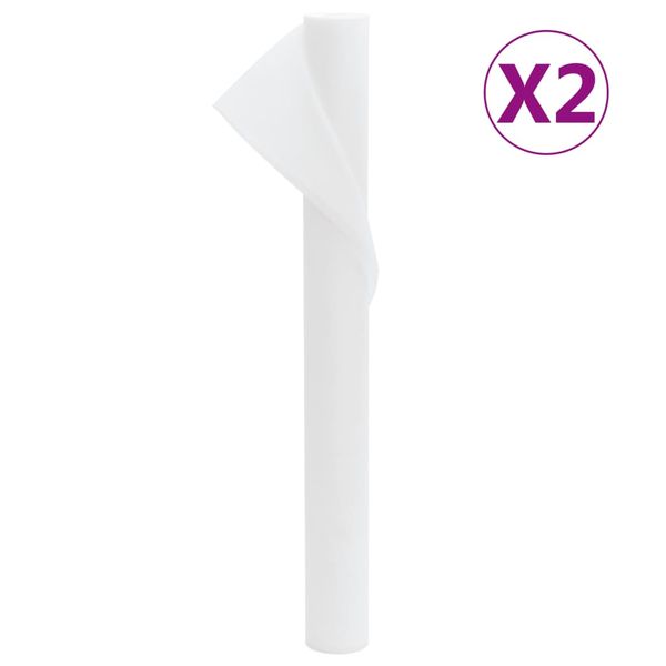vidaXL Fólia na rastliny 2 rolky 70 g/m² 10x1,6 m
