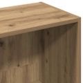 vidaXL knižnica Dub Artisan 66x30x130 cm Drevo