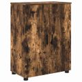 vidaXL Sada kúpeľňového nábytku 4 ks Dymová dub 35 x 30 x 192 cm