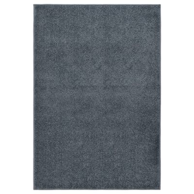 vidaXL Koberec krátky vlas 160x230 cm antracitový