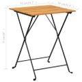 vidaXL Bistro stolík 55x54x71 cm akáciový masív