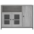 vidaXL Komoda sivá sonoma 100x35x75 cm kompozitné drevo