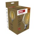 LED žiarovka DECO S123 / E27 / 3,5 W (14 W) / 130 lm / flame