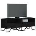 vidaXL TV stolík čierny 122x34x41 cm kompozitné drevo