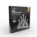 Solight 1V265 Vianočné LED dekorácie, sviečka s hviezdam