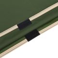vidaXL Pončo do dažďa s kapucňou dizajn 2 v 1 zelené 223x145 cm