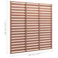vidaXL Plotový panel WPC 180x180 cm hnedý