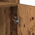 vidaXL Highboard Staré drevo 80 x 42,5 x 185 cm Kompozitné drevo
