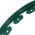 vidaXL Obrubníky trávnika Zelená 2000 x 4 x 5 cm Plast