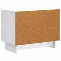 vidaXL Nočný stolík Biela 62 x 34,5 x 47,5 cm Kompozitné drevo