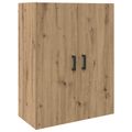 vidaXL Highboard Remeselný dub 69,5 x 34 x 180 cm Kompozitné drevo