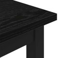vidaXL lavička Čierny dub 200 x 35 x 45 cm Kompozitné drevo