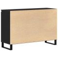 vidaXL Servírovacia skriňa Čierny dub 101,5 x 35 x 70 cm