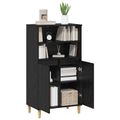 vidaXL Highboard Čierny dub 60 x 36 x 110 cm Kompozitné drevo